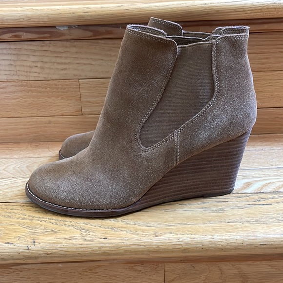 Lucky Brand Tan Ankle Boots Size 10M - Picture 5 of 9